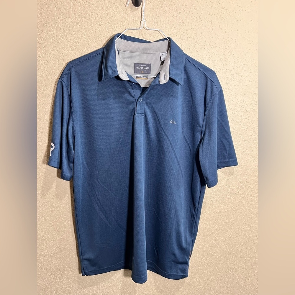 Quiksilver Men's Navy Polo Shirt